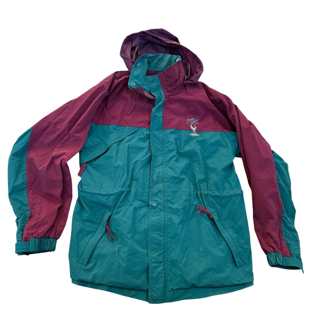 VTG Dunbrooke Distinctive Images Windbreaker Jacket Men's Small Boeing Wichita